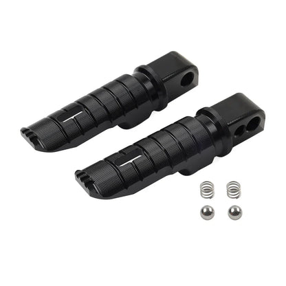 Black Rear Footrest Pegs for Suzuki V-Strom 650 DL650 GSXS1000 (2018-2024)