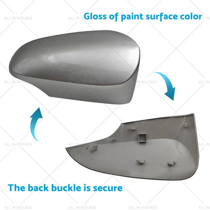 Silver Right Mirror Cover Cap for Toyota Corolla (2012-2018)