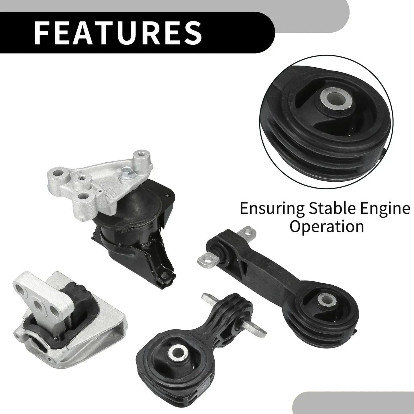 Engine Torque Strut Mount Set for Honda Civic (2006-2010)