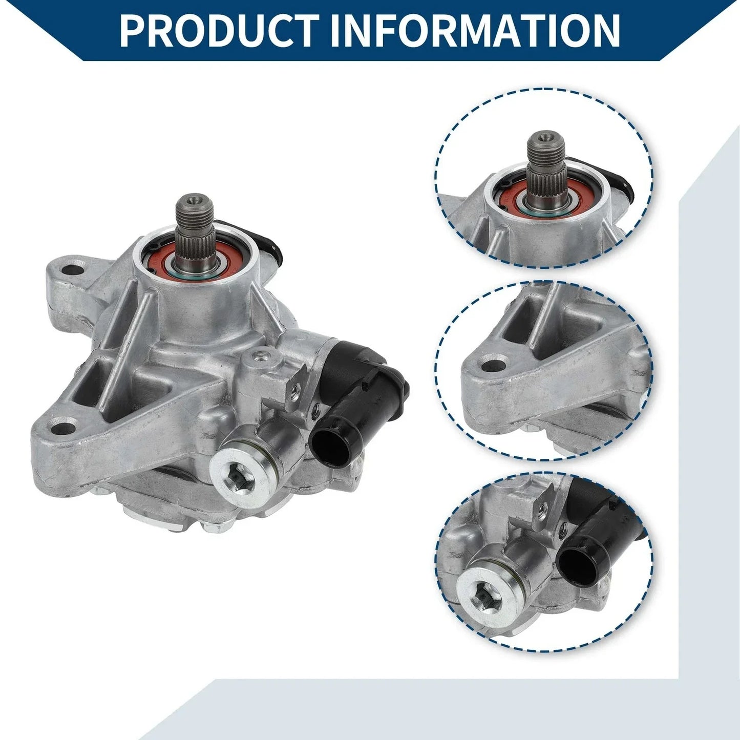 Power Steering Pump for Honda Accord 2.4L (2003-2005) 1 x Unit