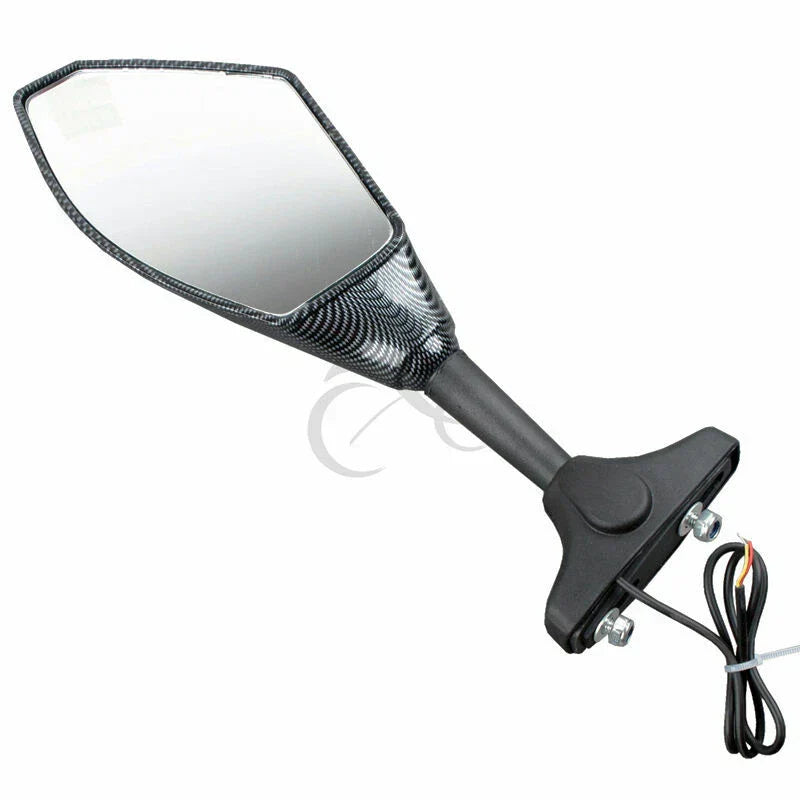 LED Turn Signals Rearview Mirrors for Honda CBR600F1-F4i (1987-2006)