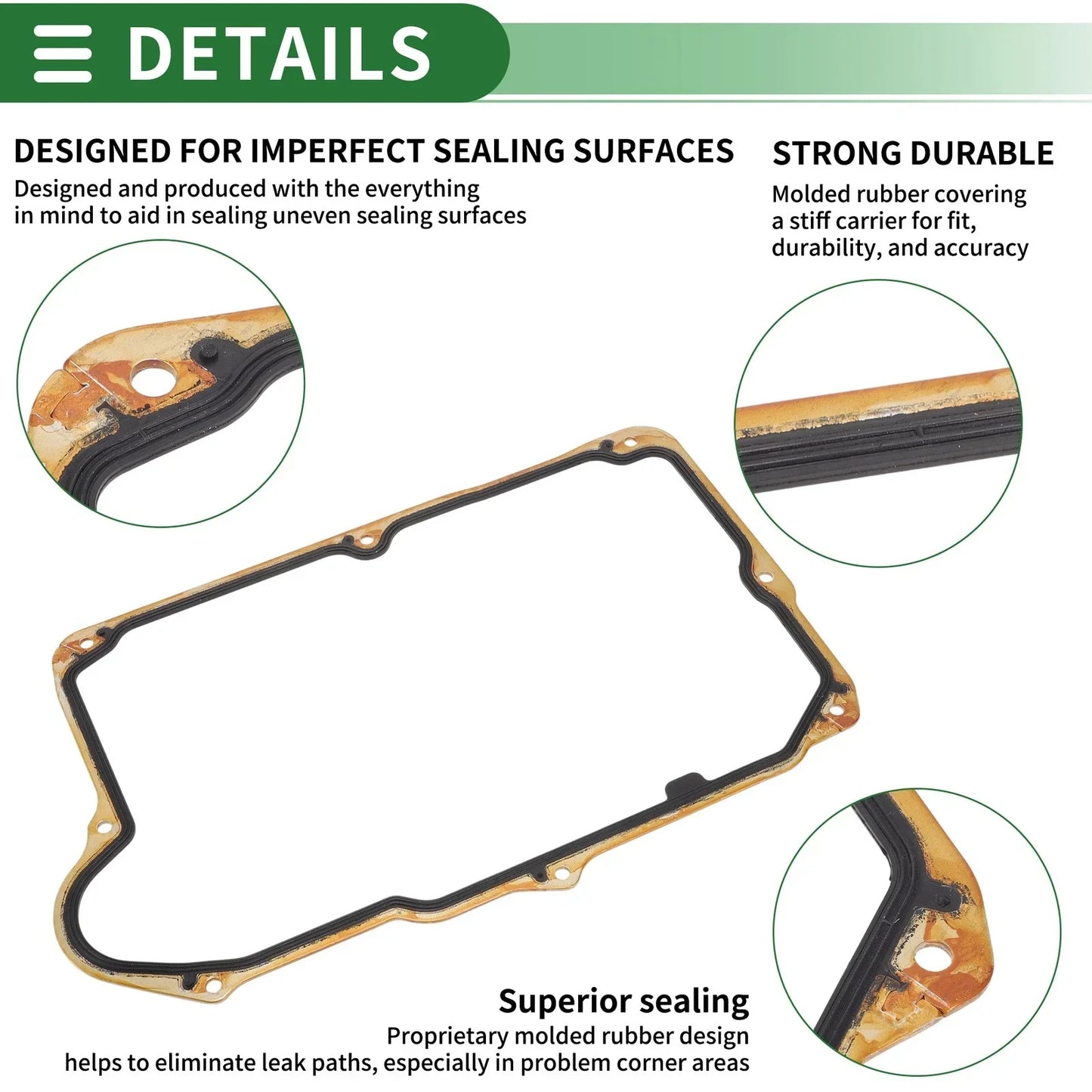 Car Oil Pan Gasket for Mercedes-Benz CLA250 (2014-2017)