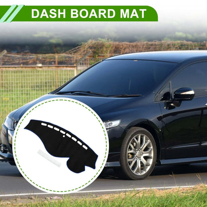 Dashboard Cover Mat for Honda Odyssey (2009-2014) Sun Protector Pad Black Blue