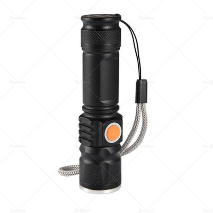 Black USB Rechargeable LED Flashlights for Car (2015-2023)
