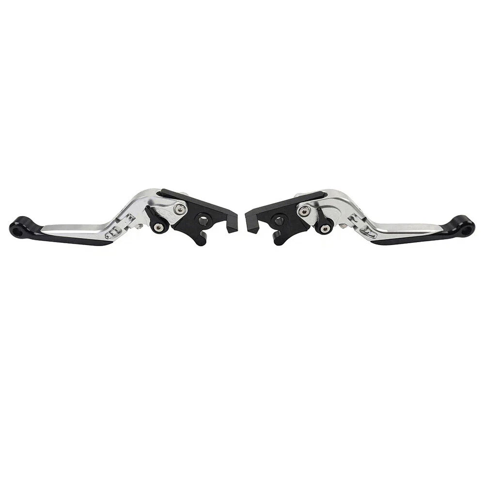 CNC Silver Extendable Brake Clutch Levers for Yamaha YZF R1 R1M R1S R6 MT-09 (2015-2023)