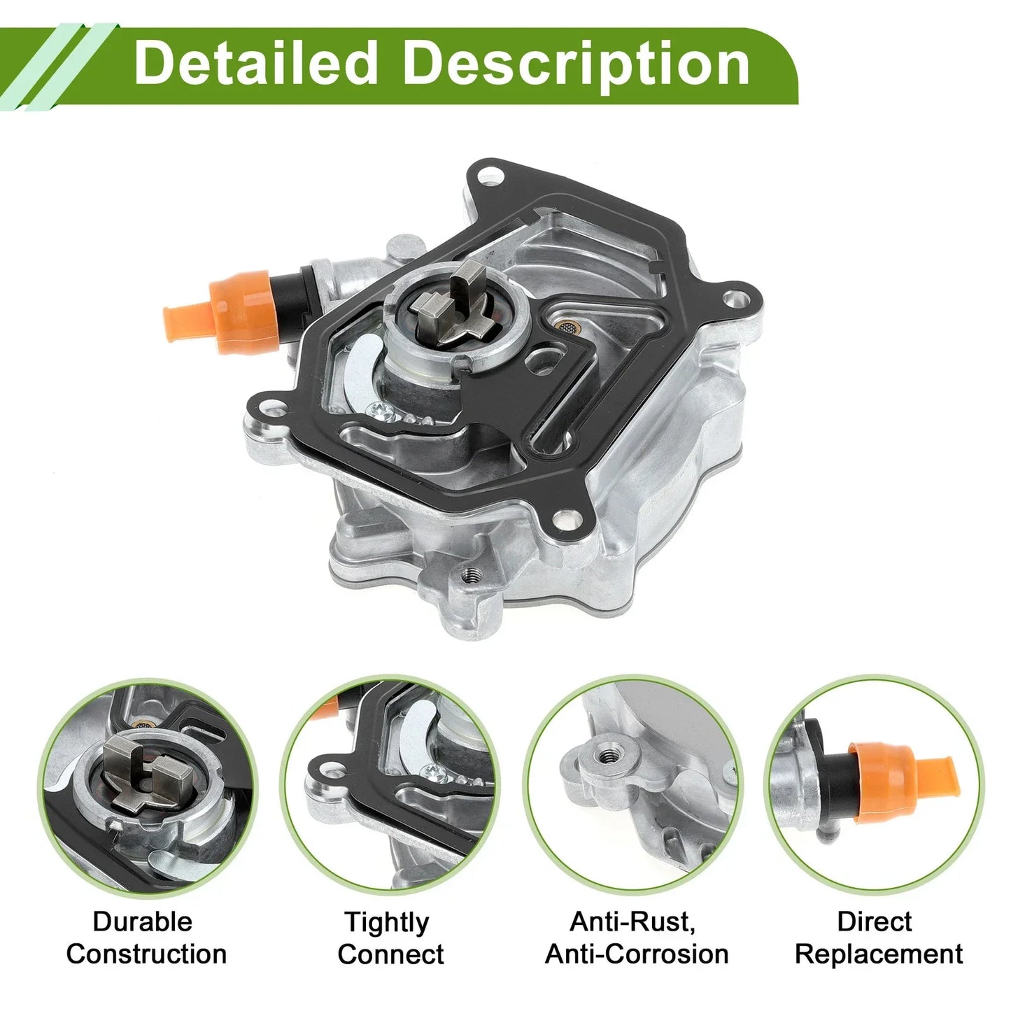 Brake Vacuum Pump for Mercedes-Benz C300 2015-2017