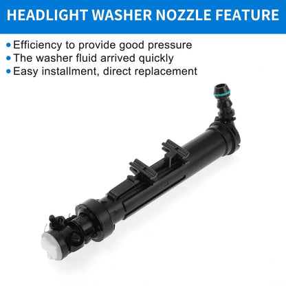 Front Driver Side Headlight Washer Nozzle for Mercedes-Benz ML350 (2012-2015)