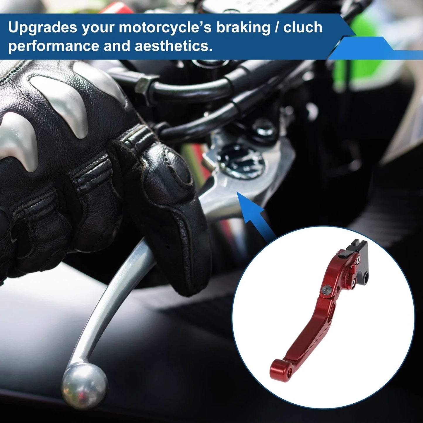 Adjustable Brake Clutch Levers for Honda CBR600RR 2007-2016 - Solid Red