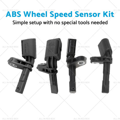 4 x ABS Wheel Speed Sensors for Audi Q7, VW Touareg, Porsche (2006-2015)