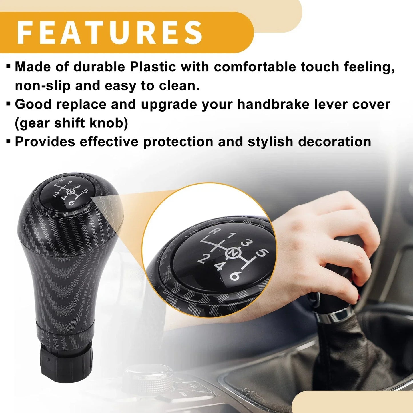 6 Speed Gear Shifter Knob for Mercedes-Benz C-Class W204 (2007-2014)
