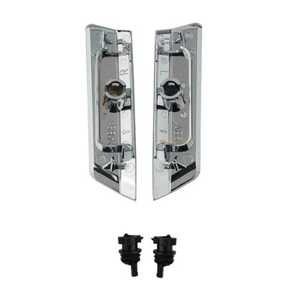 Left & Right Headlight Washer Cover Caps for Lexus LS460 (2008-2009)