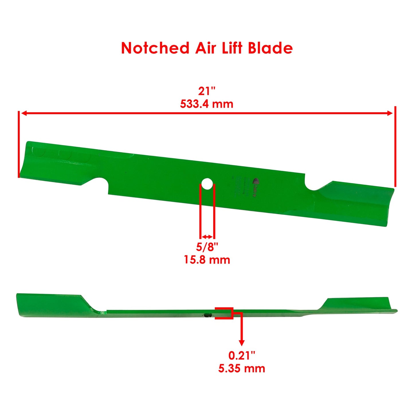 61 Inch Deck Blade and Bolt for Bad Boy Stand On 2015–2017, Revolt X 2020–2026