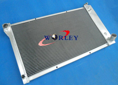 Aluminum Radiator & Fan for 1967-72 Chevy C/K Series Pickup Trucks