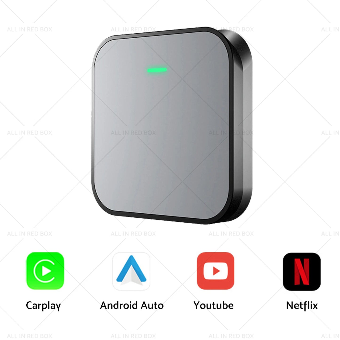 USB Bluetooth Wireless Receiver for Apple CarPlay - Gray