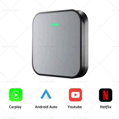 USB Bluetooth Wireless Receiver for Apple CarPlay - Gray