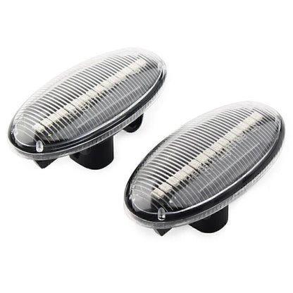 LED Dynamic Side Marker Sequential Blinker Amber Lights for Mazda 2 3 5 MPV