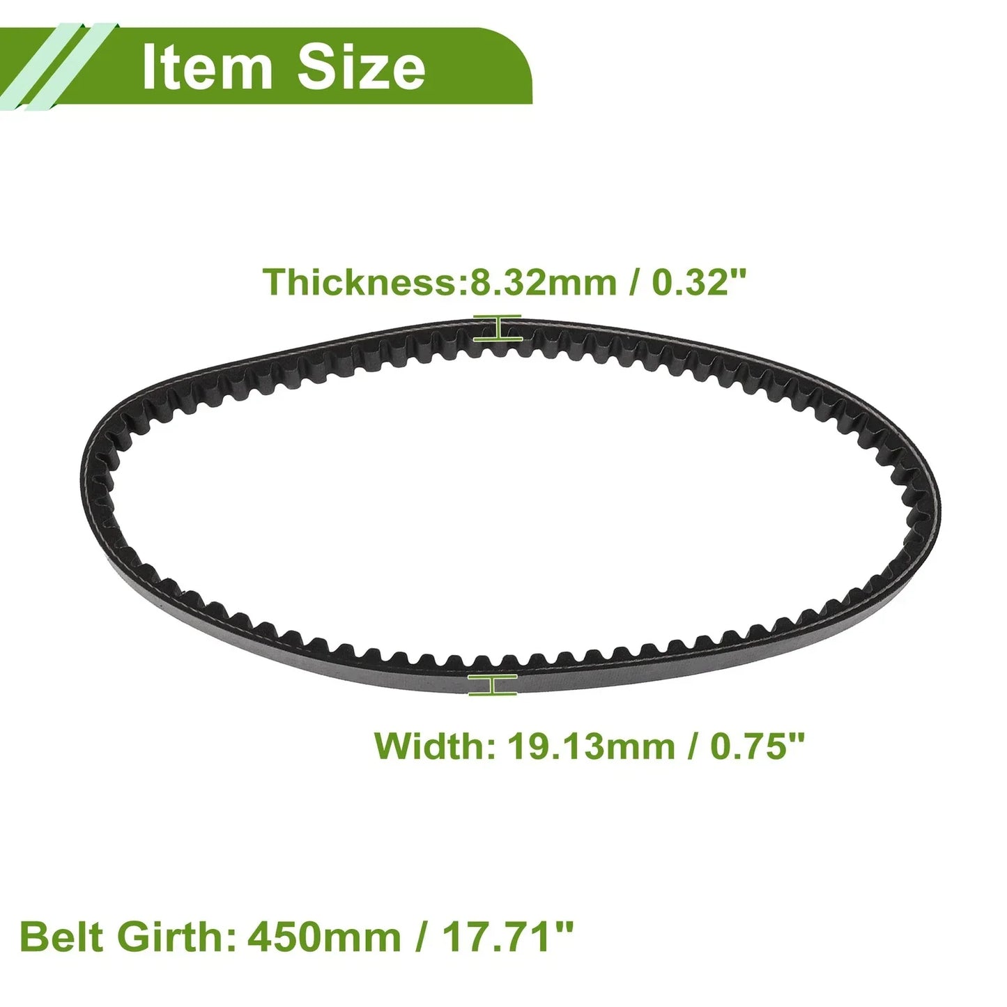 Drive Belt V-Belt for Honda Benry 50 Motorcycle (2003-2005)
