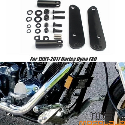 Front Highway Foot Peg Mount Bracket for Harley Dyna Glide (2006-2017)