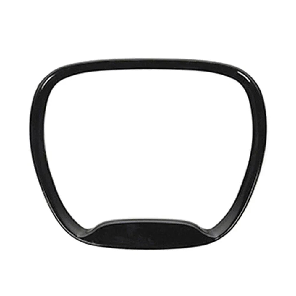 Black Steering Wheel Center Ring Cover Trim for Dodge Challenger Charger (2015-2019)