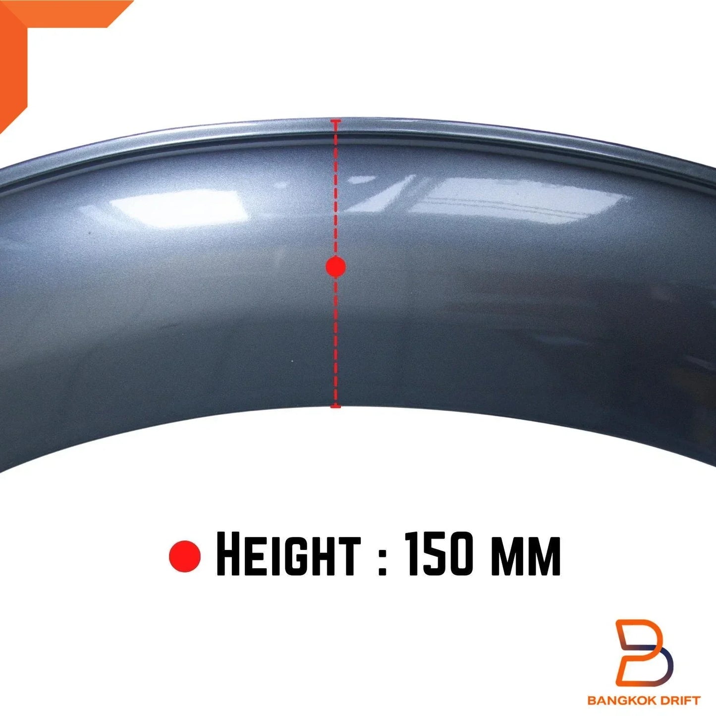 GREY K21 Fender Flare Arch for Nissan Navara NP300 D23 (2021-2023)