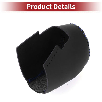 Car Gear Shift Knob Cover for Honda HR-V 2023-2024 Black Carbon Fiber Blue