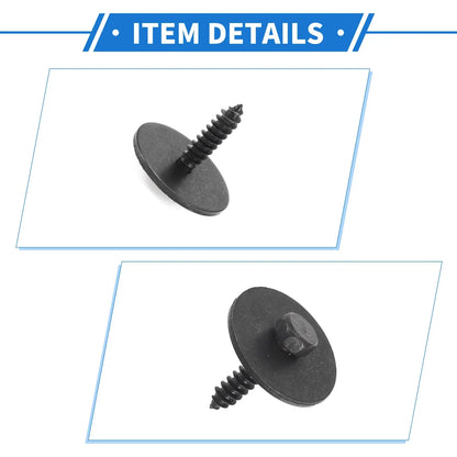 50 x Car Fender Liner Splash Shield Bumper Cover Screws for Mercedes-Benz A220