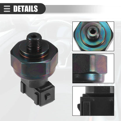 A/C Pressure Transducer Valve for Mercedes-Benz C220 (1994-1996) Metal Black