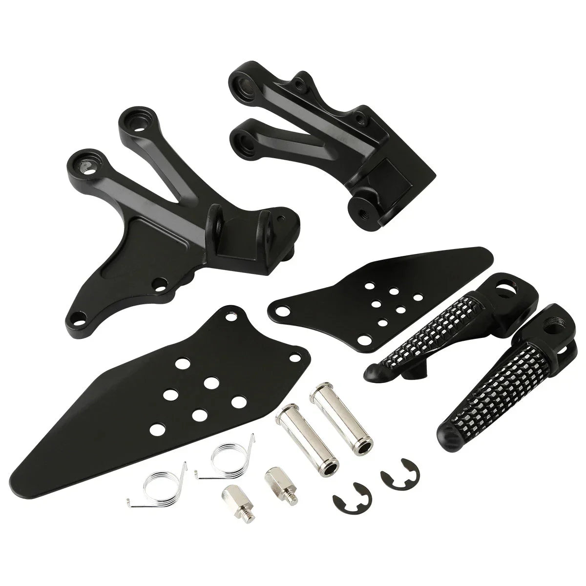 Matte Black Footrest Pegs for Kawasaki Ninja ZX10R (2004-2005)