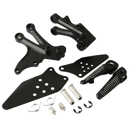 Matte Black Footrest Pegs for Kawasaki Ninja ZX10R (2004-2005)