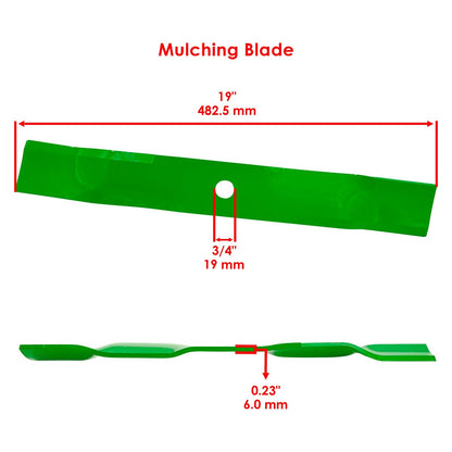 Deck Blade Replacement 54 Inch for John Deere X340 X360 X500 (2010–2018)