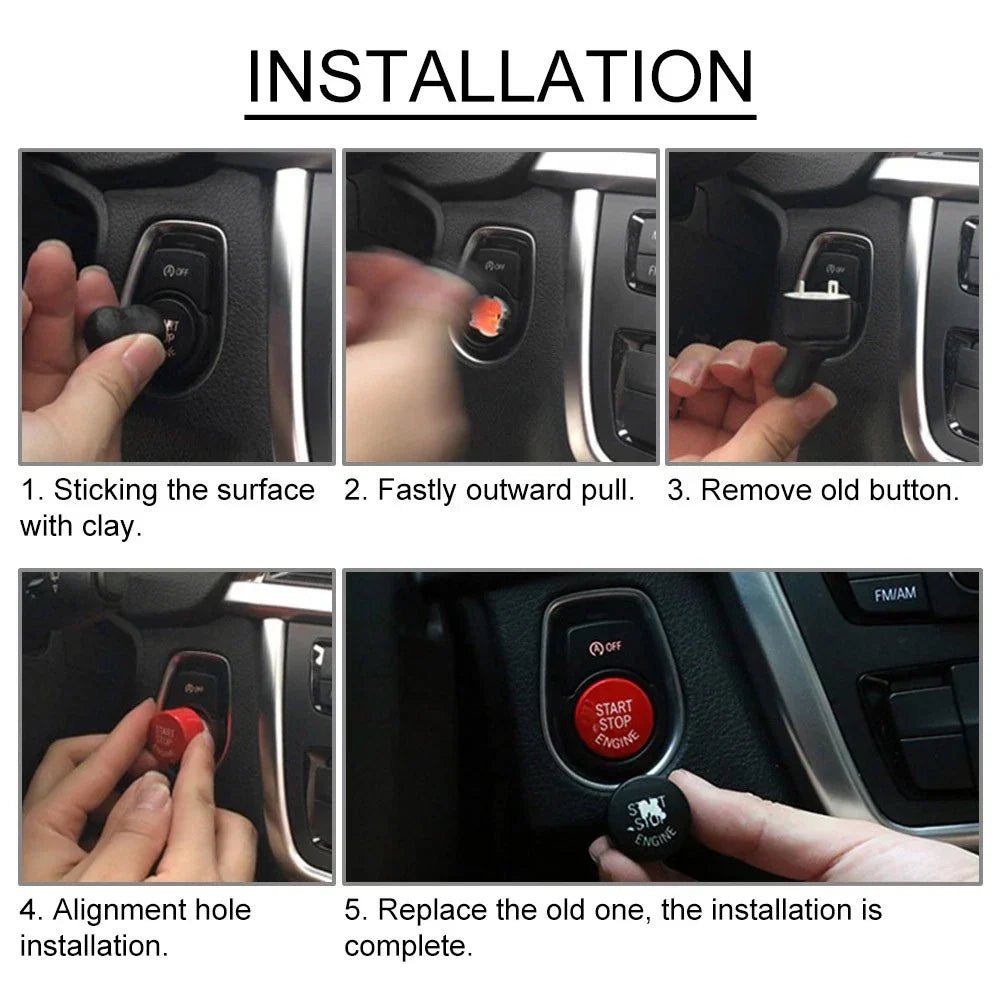 Engine Start Stop Button Switch Cover for BMW F Series (Classic)