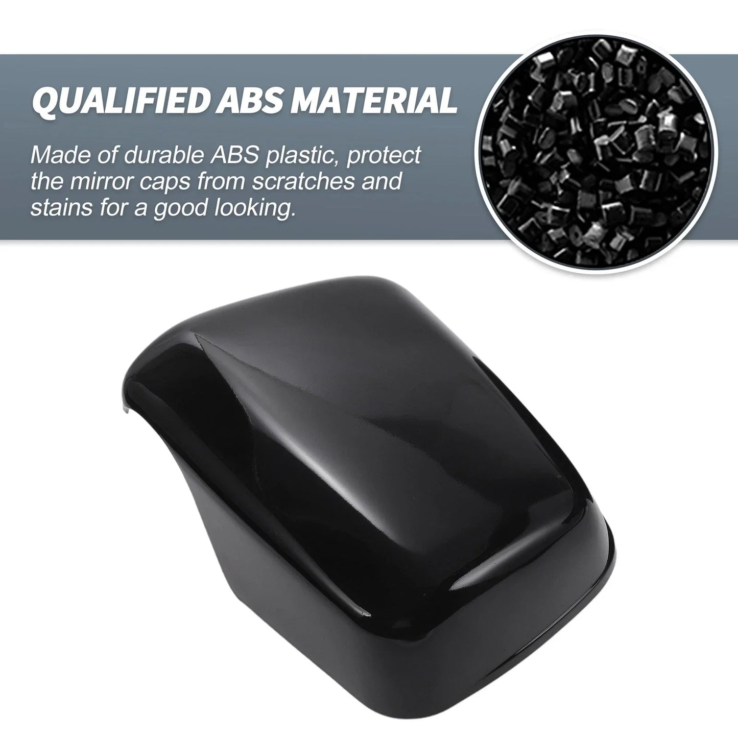 Rearview Mirror Cover Overlay Gloss Black for Lexus RX300 (1999-2003)