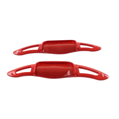 Red Steering Wheel Paddle Shifter Extensions for Toyota Camry Corolla RAV4