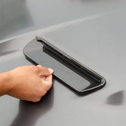 Carbon Fiber Engine Hood Air Vent Cover Trim for Dodge Challenger (2015-2022)