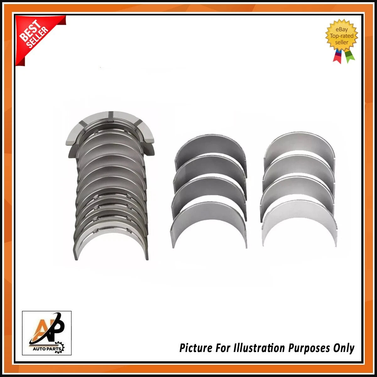 Big End Conrod Bearings 0.50 Replacement for Mercedes-Benz OM654 (2010–2019)