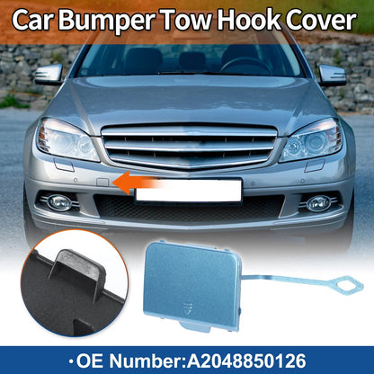 Front Car Bumper Tow Hook Cover for Mercedes-Benz C-Class (2008-2011)