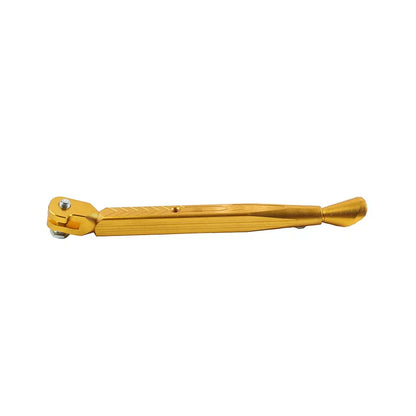 Aluminum Adjustable Kickstand Foot for Motorcycle Universal Side Stand Gold