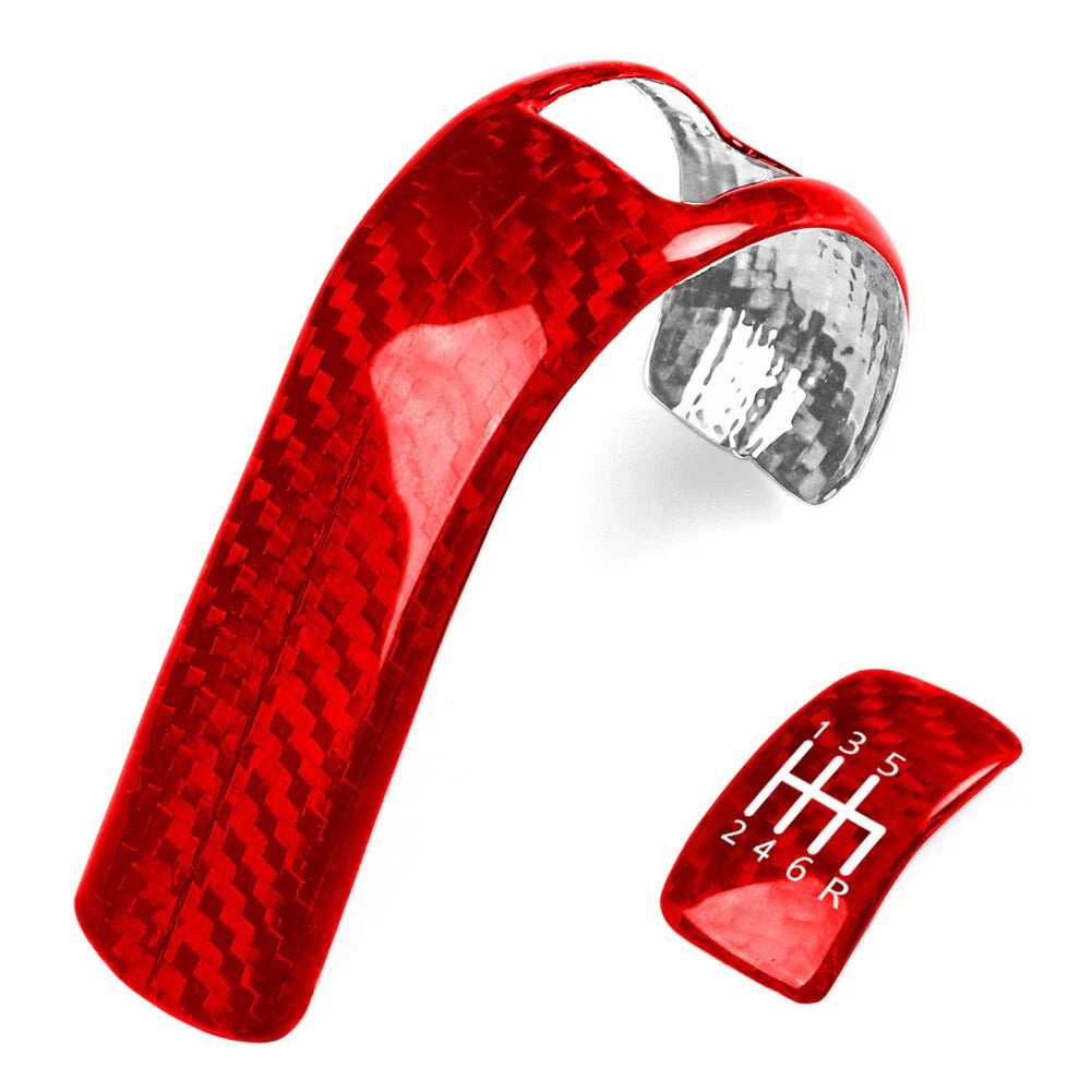 Red Gear Shift Knob Cover Trim for Nissan 350Z (2003-2009)