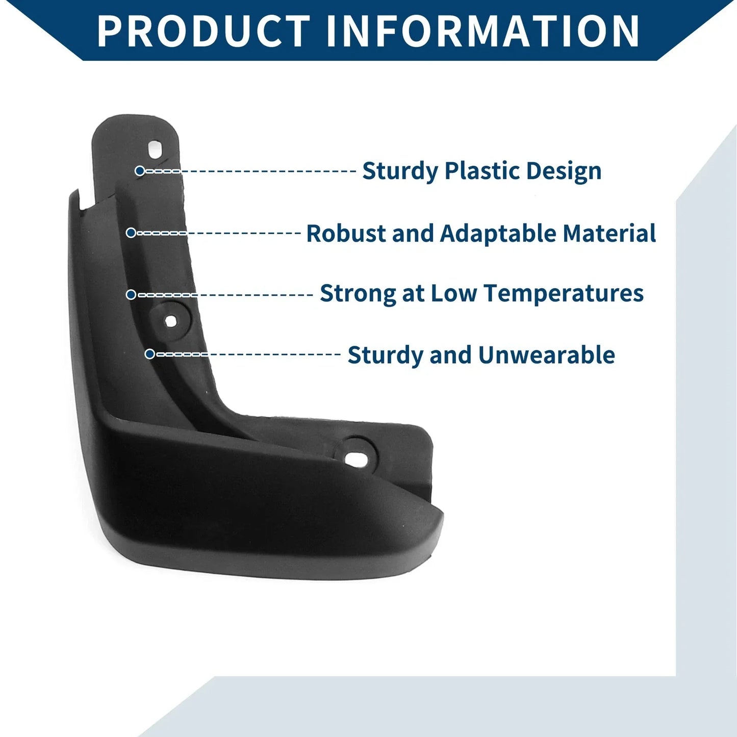 Mud Flaps Splash Guards 2 x Front & Rear for Honda BRV (2015-2021)