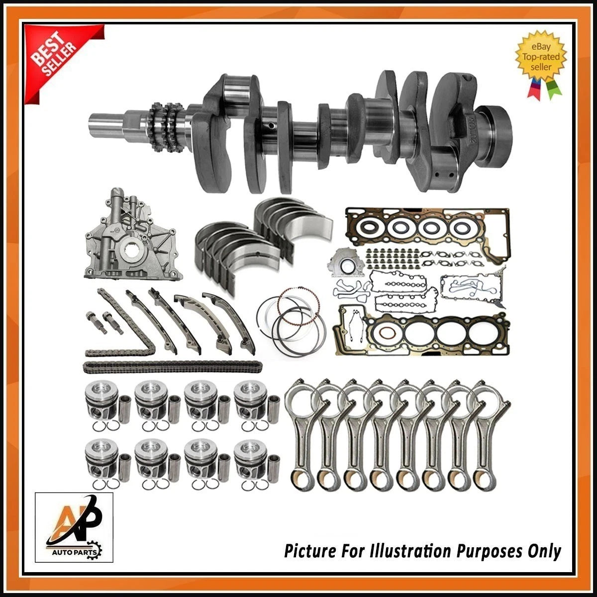 Crankshaft Rebuild Kit Heavy Duty for Range Rover Sport 4.4 Diesel (2010–2020)