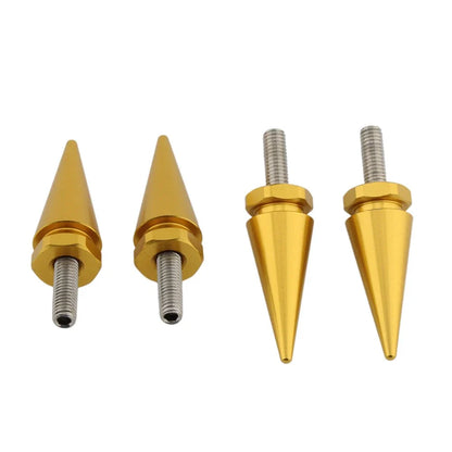 4 x 5mm Gold Spike Windscreen Screw Bolts for Harley Touring Road Glide (1998-2025)