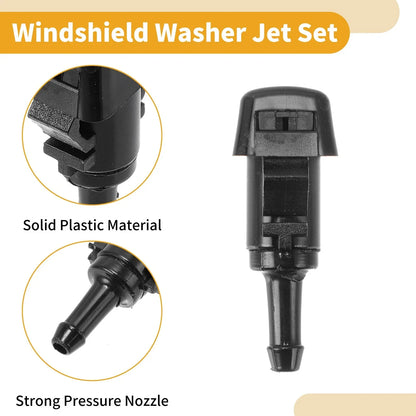 Windshield Washer Nozzle Kit for Chrysler 300 (2006-2010) - 1 x Fluid Hose