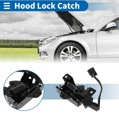 Hood Latch Assembly for Hyundai Santa Fe (2013-2019) 1 x Quality Replacement