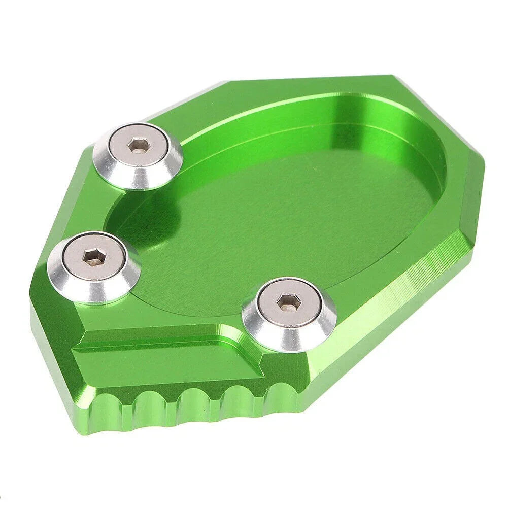 Green Side Stand Kickstand Pad for Kawasaki VERSYS 650 KLX250 (2010-2014)