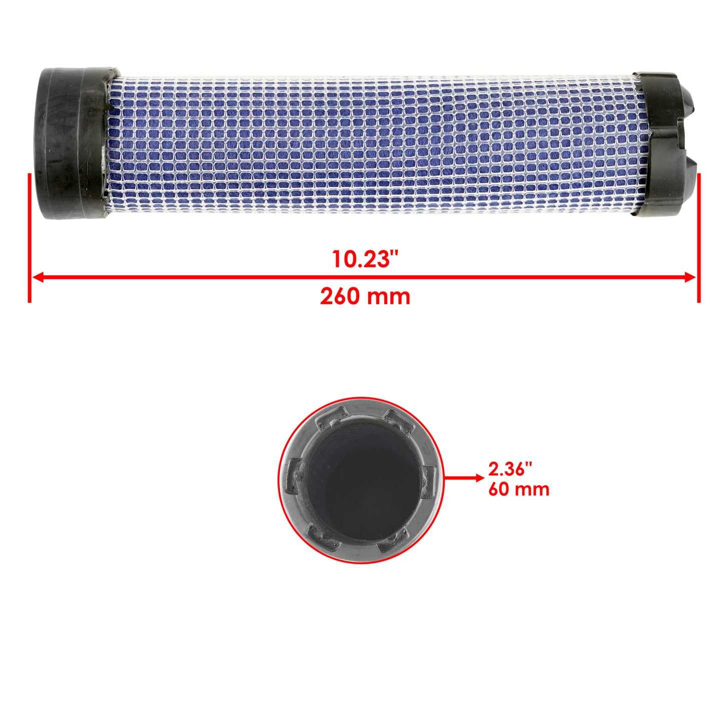 Air Oil Filter Replacement for John Deere 4600 4610 4700 4710 790 990 (2012–2012)