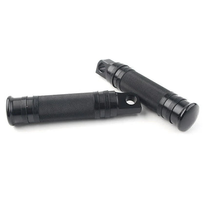 Aluminum Male Mount Footpeg Pegs for Harley Davidson  -  Black