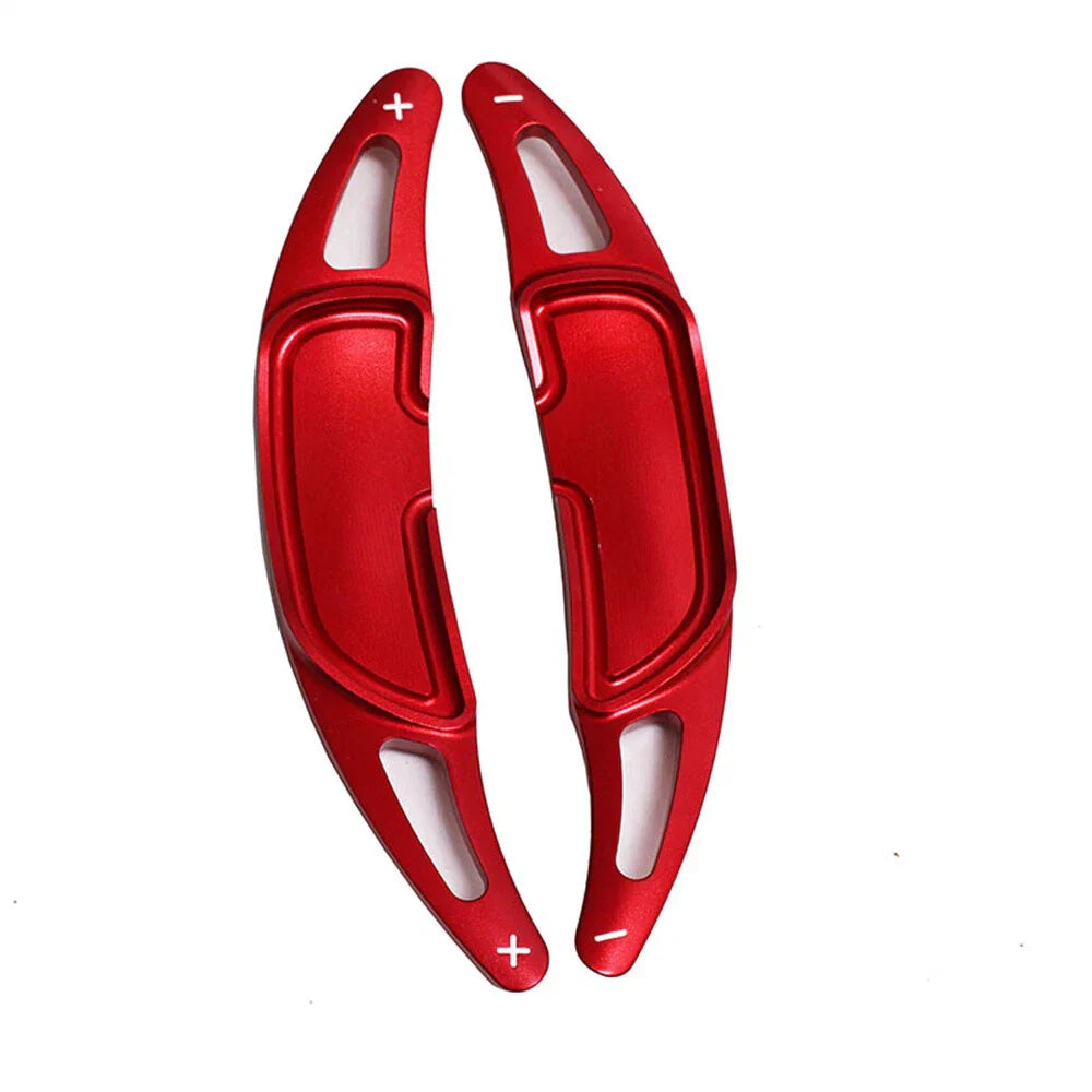 Red Steering Wheel Shifter Paddles for Mercedes AMG A45 C43 C63 E63 GLC63