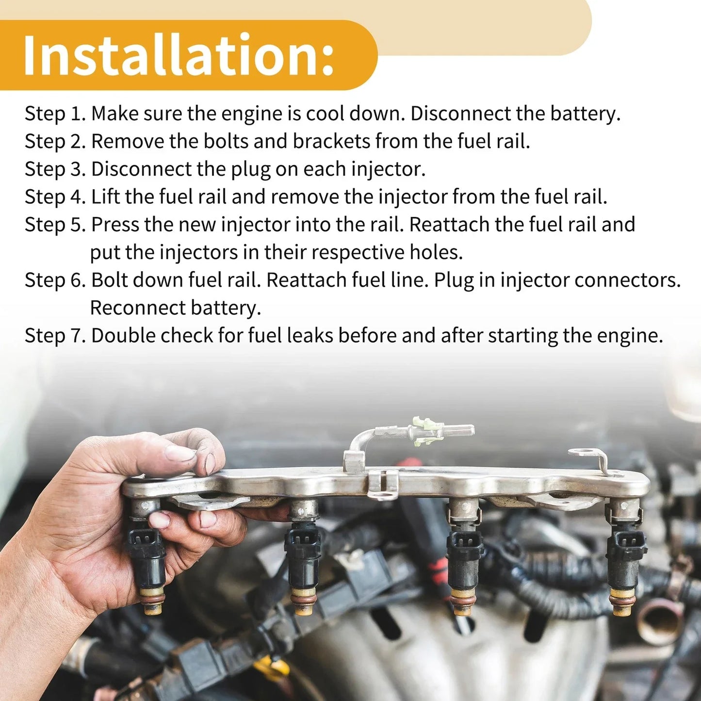 Fuel Injector for Hyundai Accent 2013 (2013) - 1 x Nozzle