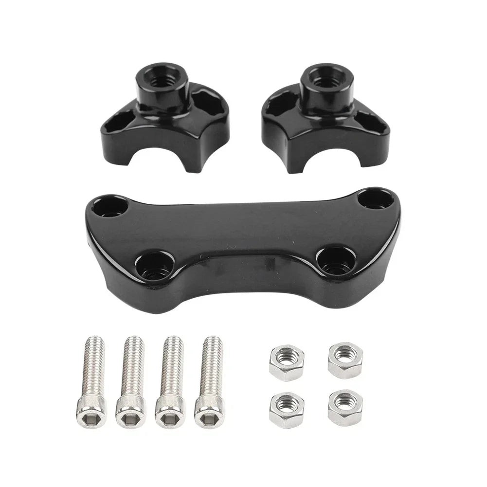 2" Handlebar Riser & Top Clamp for Harley Dyna Softail Sportster