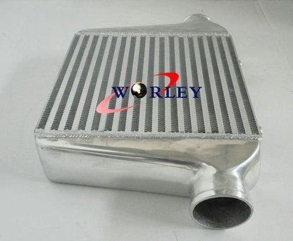 Universal Front Mount Aluminum Turbo Intercooler 76mm